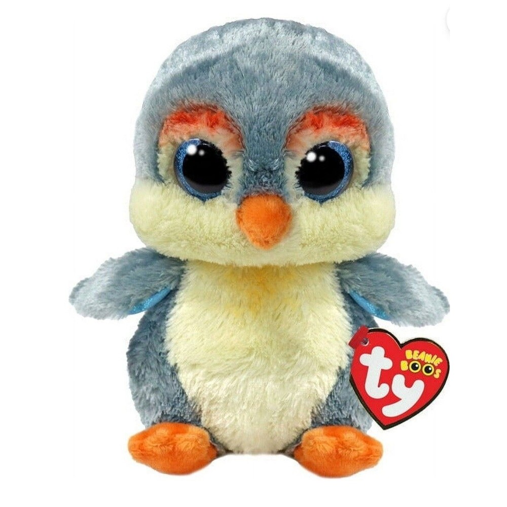TY Beanie Boos - FISHER the Penguin (Glitter Eyes) (Regular Size - 6 inch), NWT